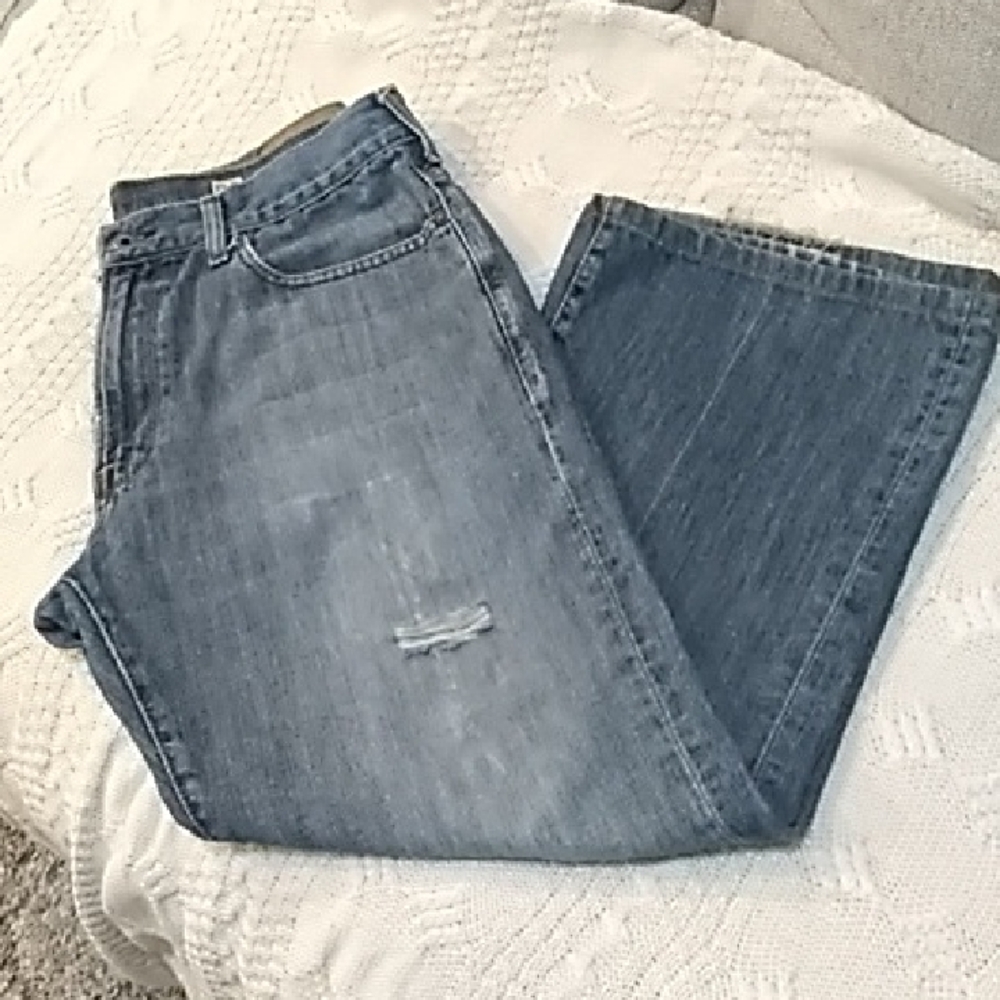 Guess Men's Blue Denim Pants